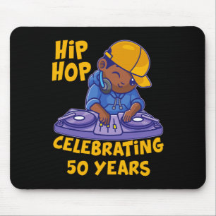 Mousepad Hip Hop Music 50º Aniversário Black History Dj Da