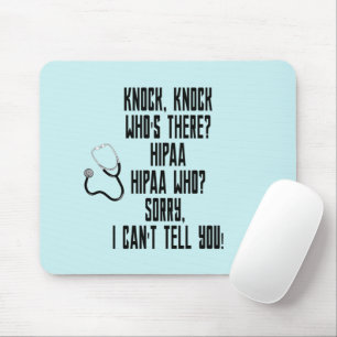 Mousepad HIPAA Humor