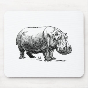 Mousepad Hipopótamo