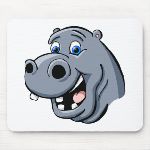 Mousepad Hipopótamo dos desenhos animados