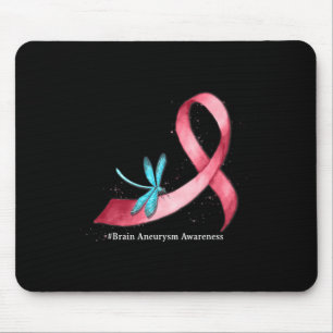 Mousepad Hippie Dragonfly Burgundy Brain Aneurysm Aw