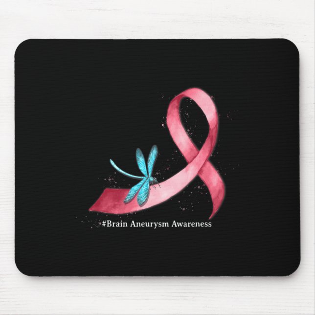 Mousepad Hippie Dragonfly Burgundy Brain Aneurysm Aw (Frente)