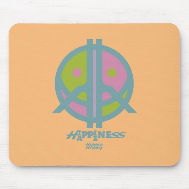 Mousepad Hippie Happiness ICON HIppie Happy by Masanser (Frente)