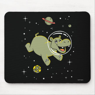 Mousepad Hippo Animais No Espaço