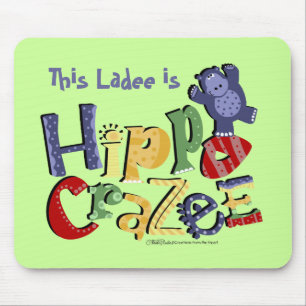 Mousepad Hippo Crazee (em cores claras)