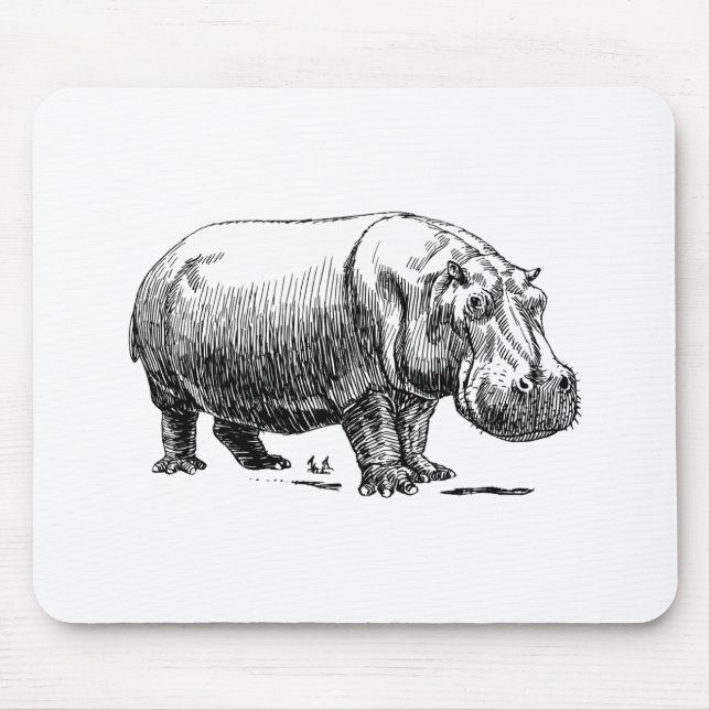Mousepad Hippopotamus (Frente)