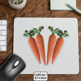 Mousepad Hipster de Crochet de Carrots Minimalista de Amigu