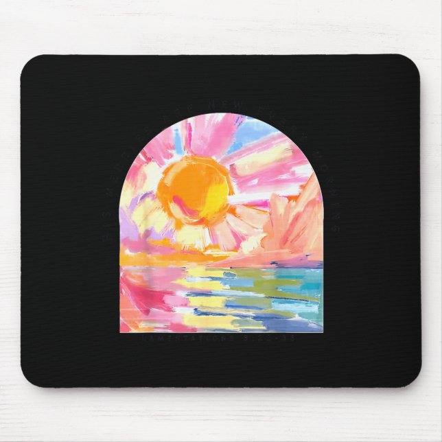 Mousepad His Mercies Are New Every Morning Christian  (Frente)