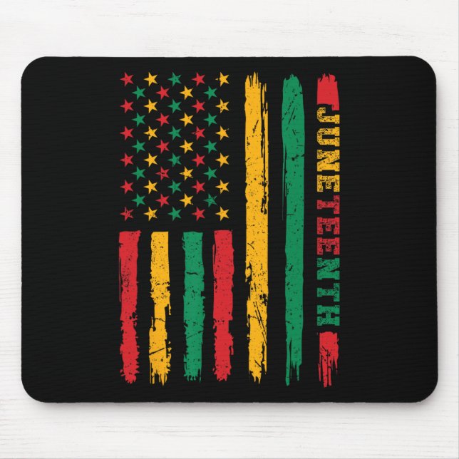 Mousepad História Afro-Americana Décima Sétima Bandeira 186 (Frente)