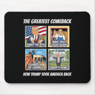Mousepad História Como Trump Ganhou 2024 Pegou A América By