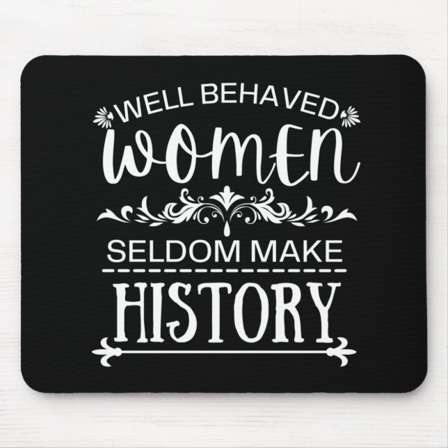 Mousepad História das mulheres (Frente)