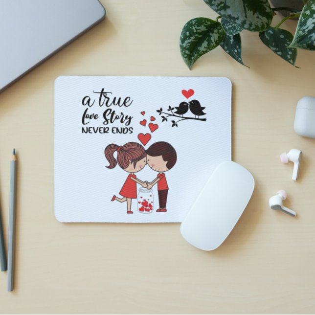 Mousepad História de Amor (Criador carregado)