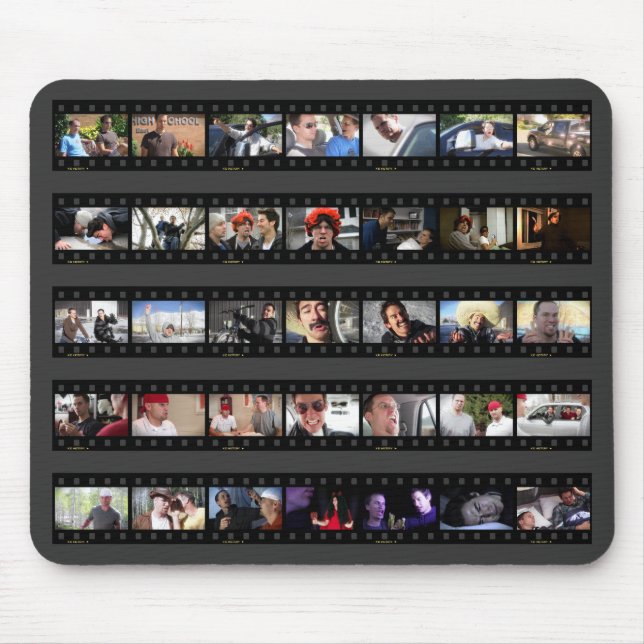Mousepad História Filmstrips do miúdo (Frente)