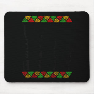 Mousepad História Negra da Blm é História Americana Mela Af