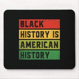 Mousepad História Negra É História Americana Bhm Orgulho Af