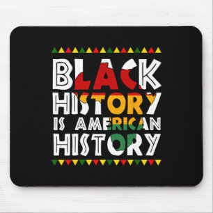 Mousepad História Negra É História Americana Patriótica Áfr