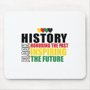 Mousepad História Negra Honrando o Passado Inspirando o Fut