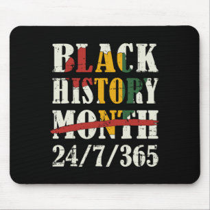 Mousepad História Negra Mês 247365 Com Bandeira Do Mapa Afr