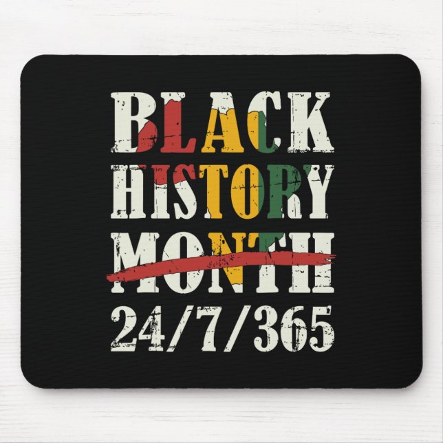 Mousepad História Negra Mês 247365 Com Bandeira Do Mapa Afr (Frente)