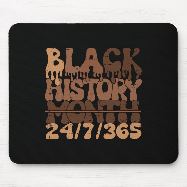 Mousepad História Negra Mês 247365 Negro de Melanina Africa (Frente)