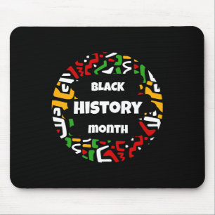 Mousepad História Negra Mês Com Sinalizador De Mapa African