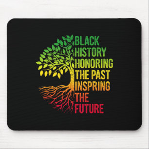 Mousepad História Negra Mês Honrando o Futuro Inspirador Pa