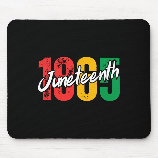 Mousepad História Negra Mês Juntede 1865 Homens Africanos (Frente)