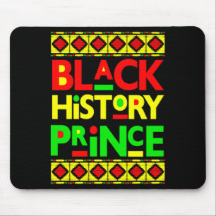 Mousepad História Negra Príncipe Melanina Menino Filho Bruh