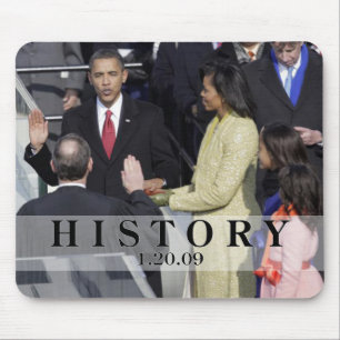 Mousepad HISTÓRIA: Obama que jura na cerimónia