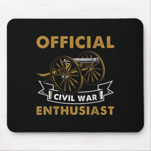 Mousepad Historiador do Entusiasta da Guerra Civil