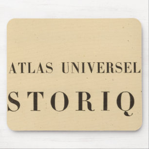 Mousepad Historiador universal do Atlas de Metade