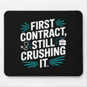 Mousepad Histórias de horas extras da vida de enfermeira de
