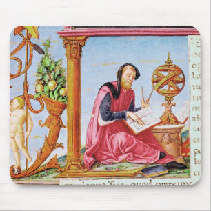 Mousepad Historiated rubrica "L" descrevendo Plínio