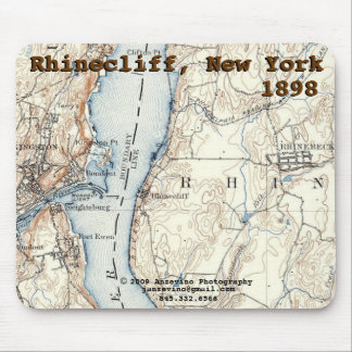 Mousepad histórico do mapa de Rhinecliff