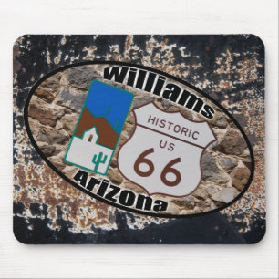 Mousepad ~ histórico Williams da rota 66, arizona