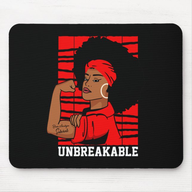 Mousepad HIV/Aids de bandeira americana invadem neurismo (Frente)