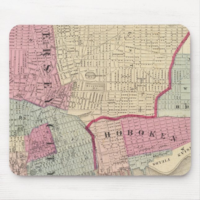 Mousepad Hoboken, Jersey City (Frente)