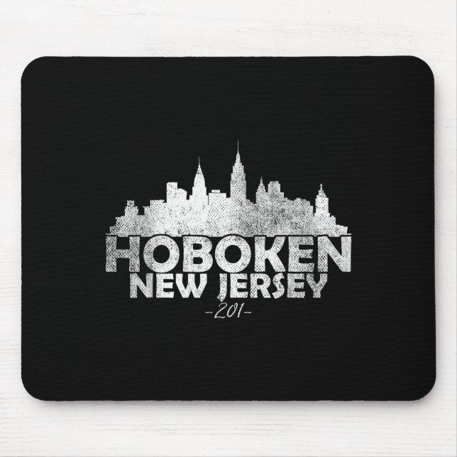 Mousepad Hoboken New Jersey Nj _ Skyline  (Frente)