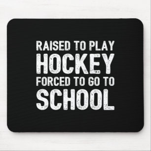 Mousepad Hockey Divertido Para Crianças Treinador De Hóquei