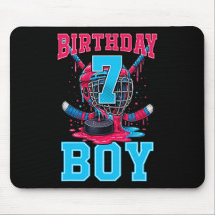 Mousepad Hockey Menino de 7 Anos de Idade Sorvete Drip 7º A