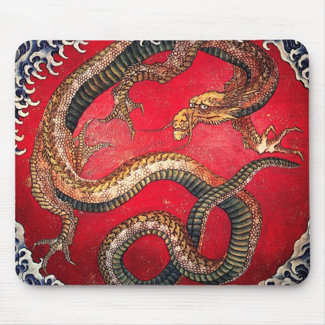 Mousepad Hokusai Dragon (Frente)