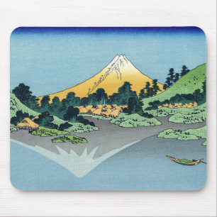 Mousepad Hokusai - O Monte Fuji Reflete no lago Kawaguchi