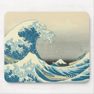Mousepad Hokusai - sob a onda fora de Kanagawa