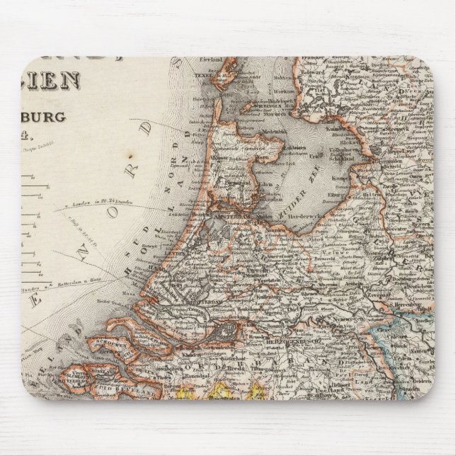 Mousepad Holanda, Bélgica, Luxemburgo (Frente)
