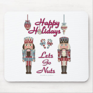 Mousepad Holiday Nutcracker deixa Loucos irem
