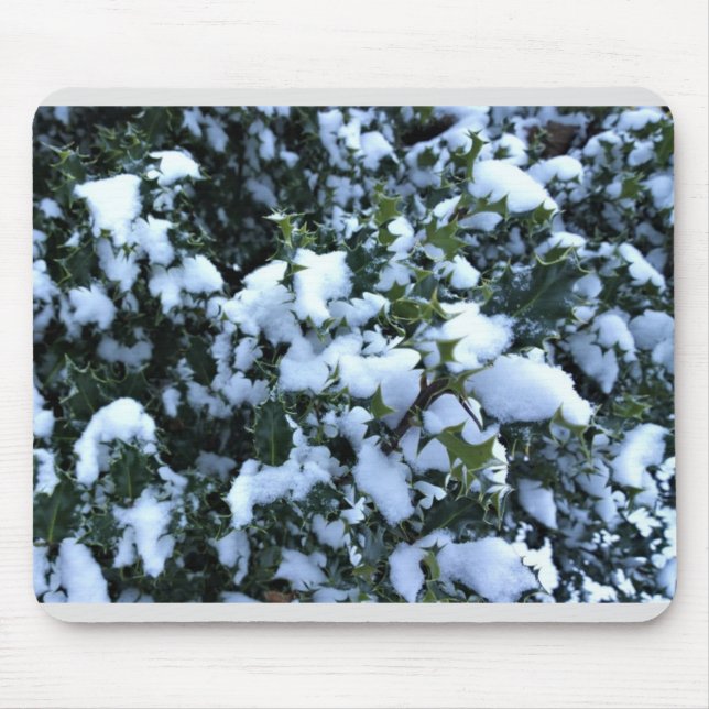 Mousepad Holly coberto de neve (Frente)