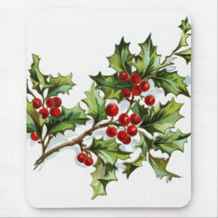 Mousepad HollyBerries 001