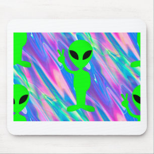 Mousepad holograma de alienígena