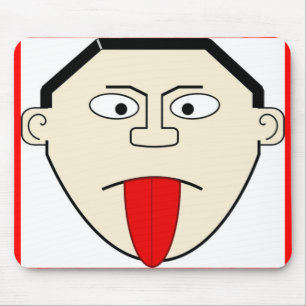 MOUSEPAD HOMEM A ARRANJAR A LÍNGUA