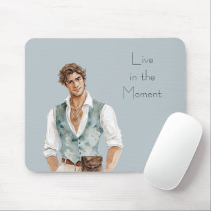 Mousepad Homem Cabelo Marrom
